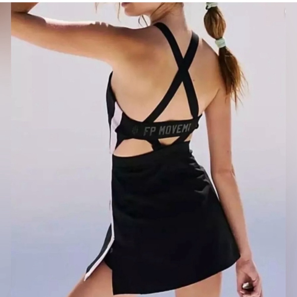 FP MOVEMENT FREE PEOPLE Tonal Tension Studio Athletic Dress NWT